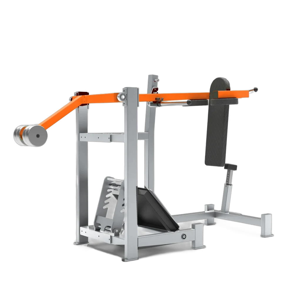 Watson pendulum, silver frame with safety orange arms