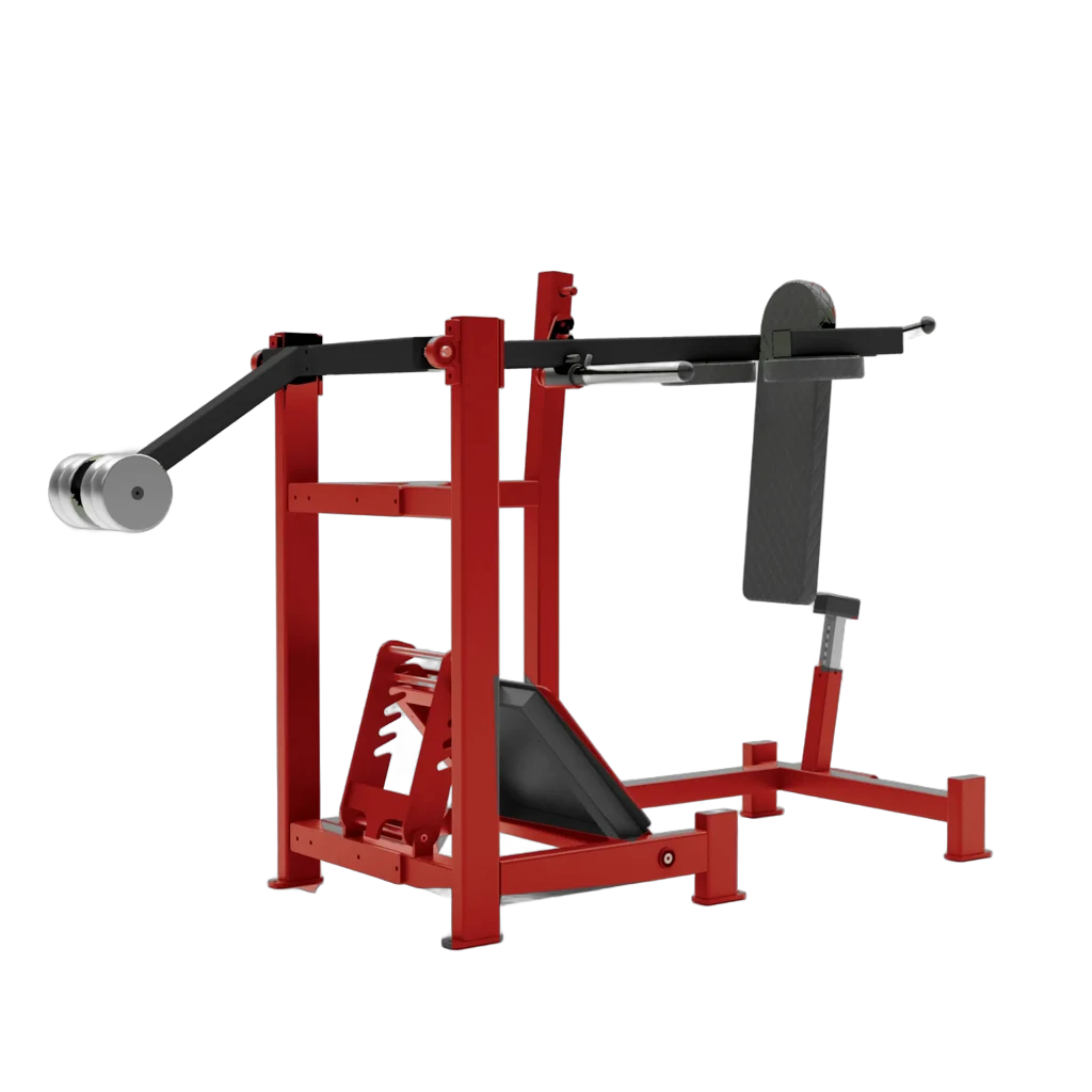 Watson pendulum, crimson frame with matte black arms