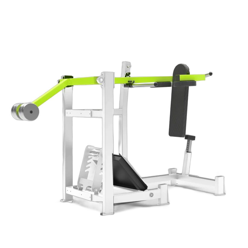 Watson pendulum, white frame with electric lime arms