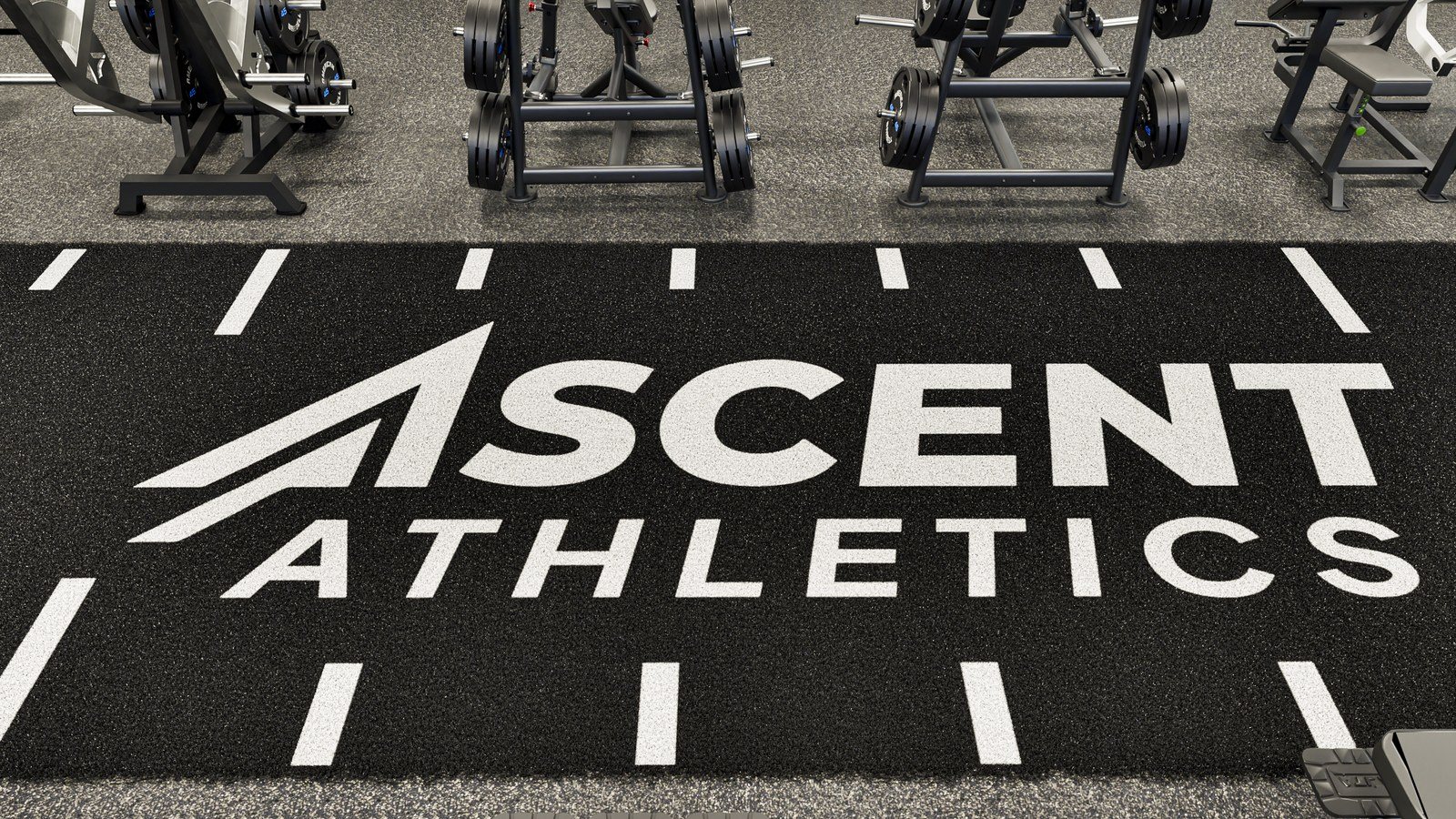 Athletic performance gym: gym design render, view 2