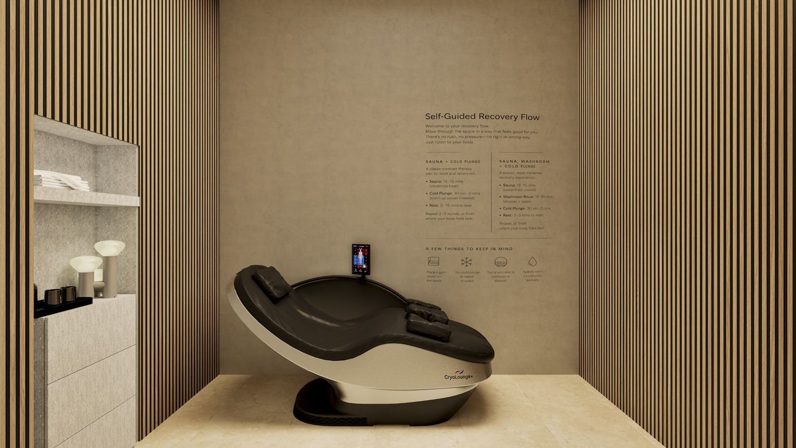 Luxury residential tower · San Francisco: gym design render, view 6