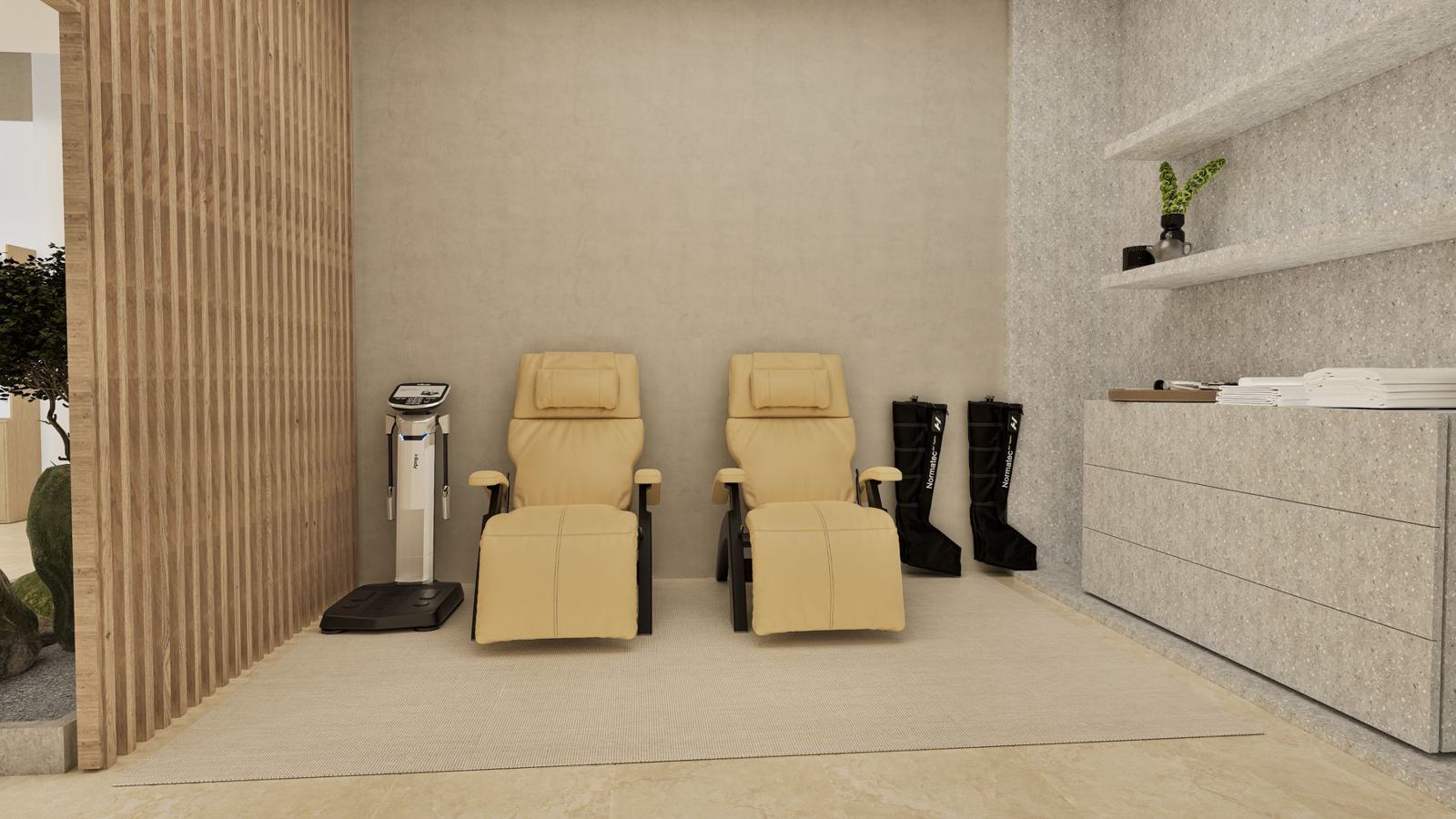 Luxury residential tower · San Francisco: gym design render, view 7